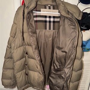 Burberry Brit Khaki/Tan Puffer Jacket